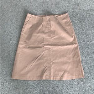 Banana Republic Beige knee length skirt